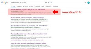 1 Página do Google de Sorocaba